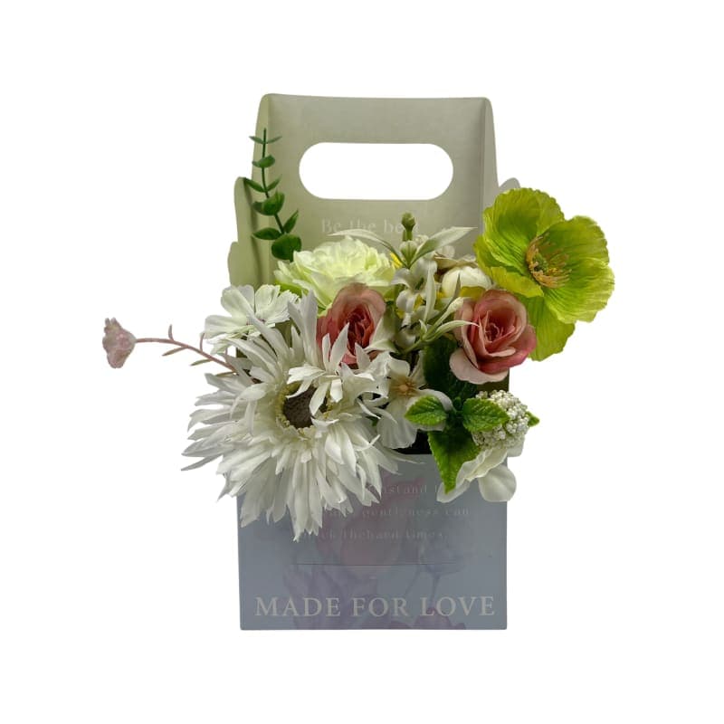 Olive Blush Flower Box