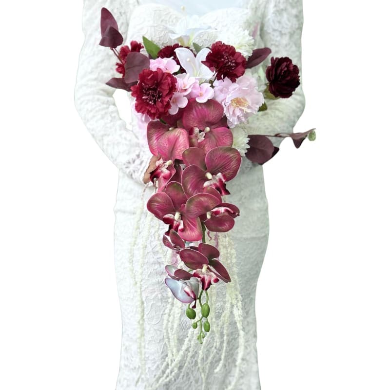 Wine Blush Hand Bouquet