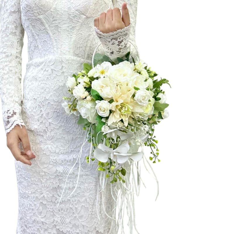 Ivory Garden Hand Bouquet
