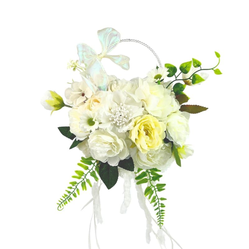 Elegant White Hand Bouquet
