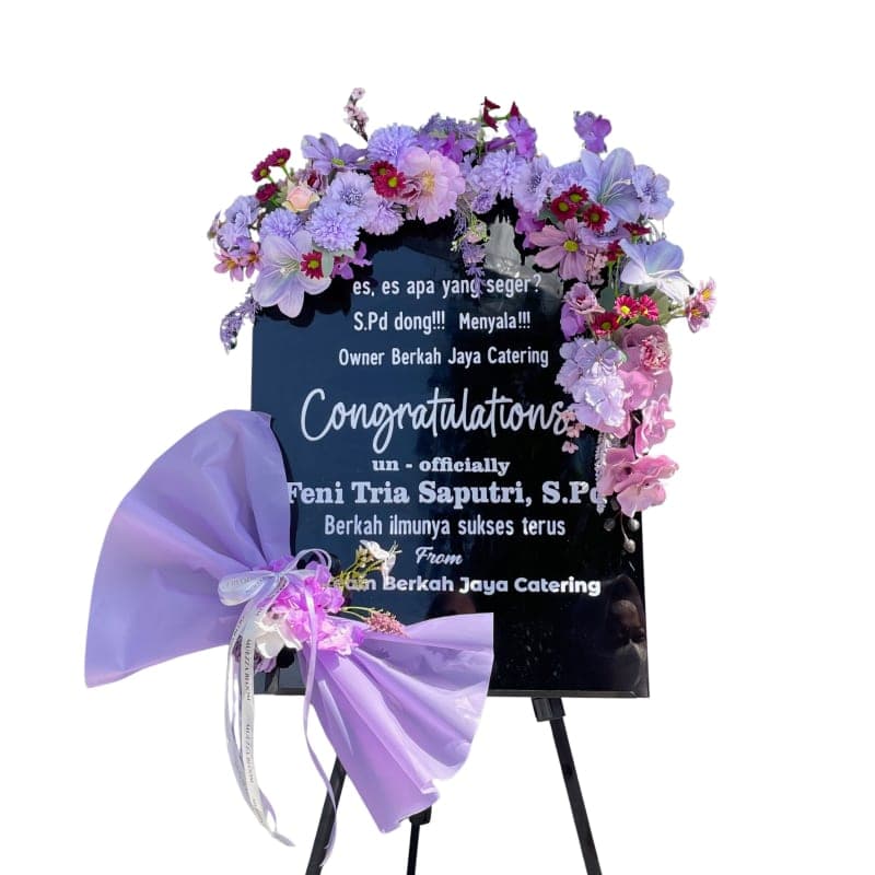 Lavender Bloom Papan Bunga