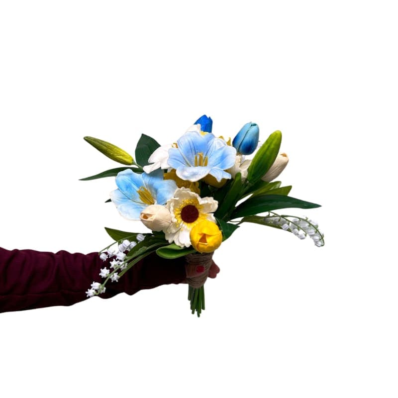 Spring Petal Hand Bouquet